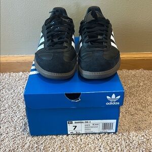 Adidas Samba OG Men's Black and White Sneakers